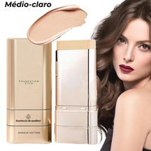 Base Stick Coreana 2 em 1 - Cobertura Impecável com Toque Natural